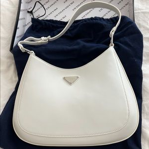 Prada White leather handbag